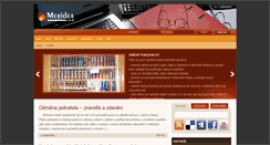 Desktop Screenshot of meridea.cz